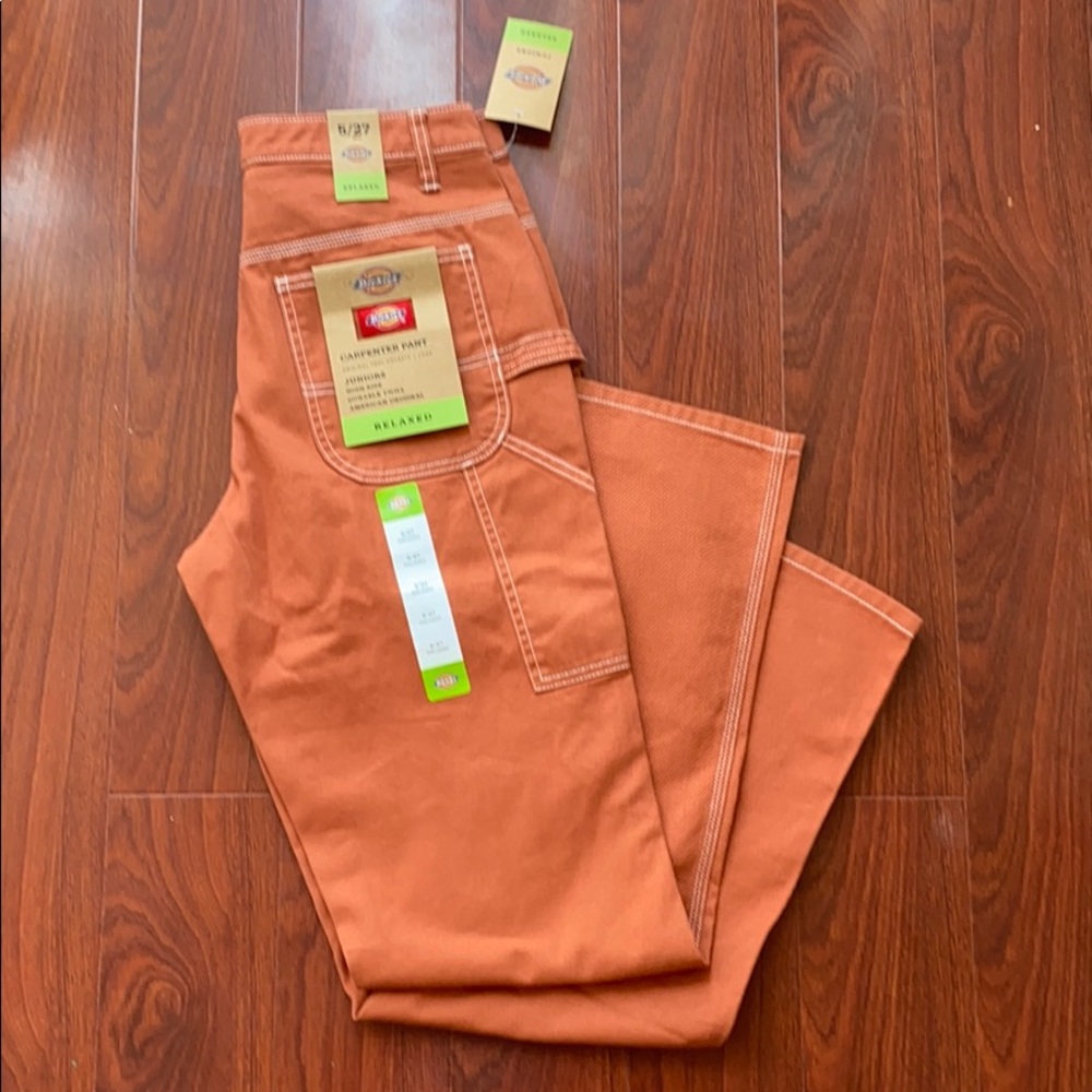 New! Dickies Carpenter Pant, burnt orange
